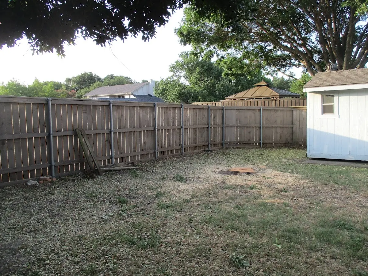 Cleared yard after professional tree removal in Smelterville